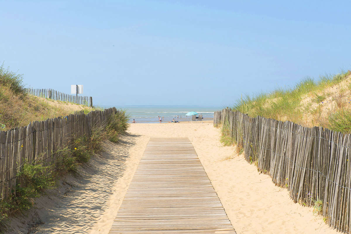 Plaża przy kempingu Bel