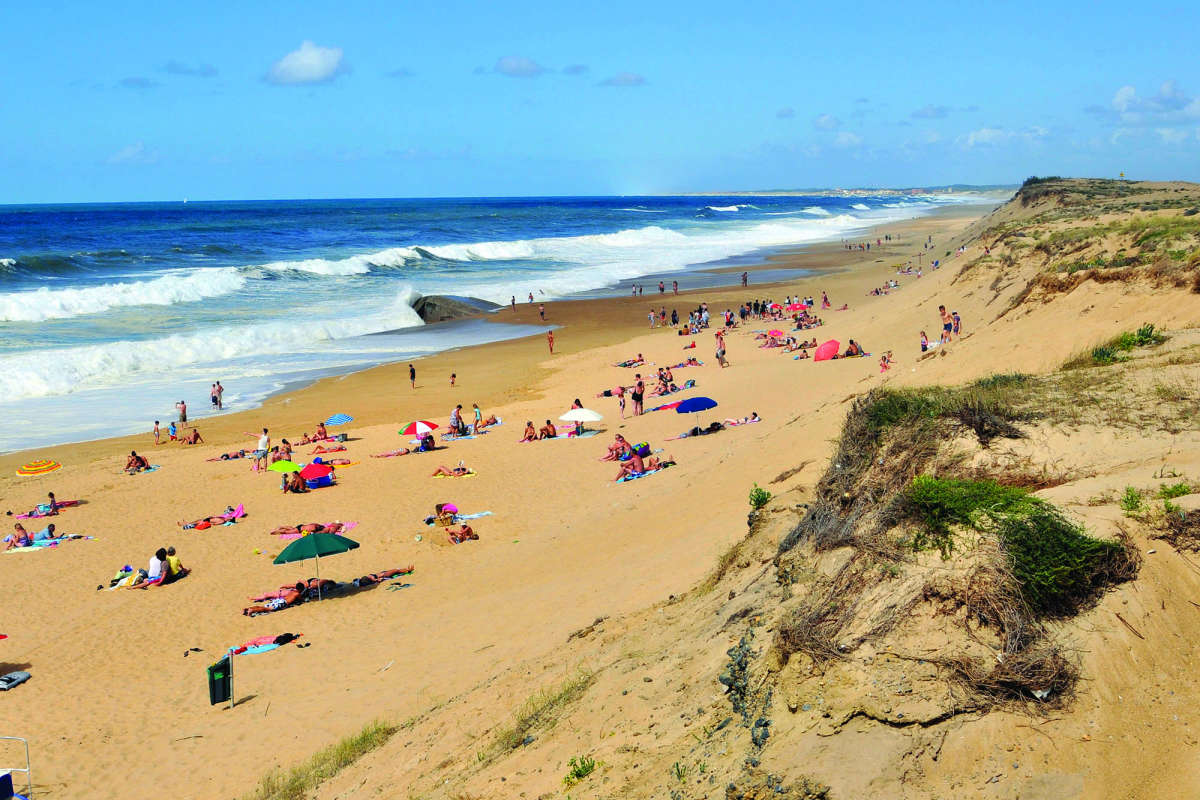 Plaża niedaleko kempingu Sylvamar