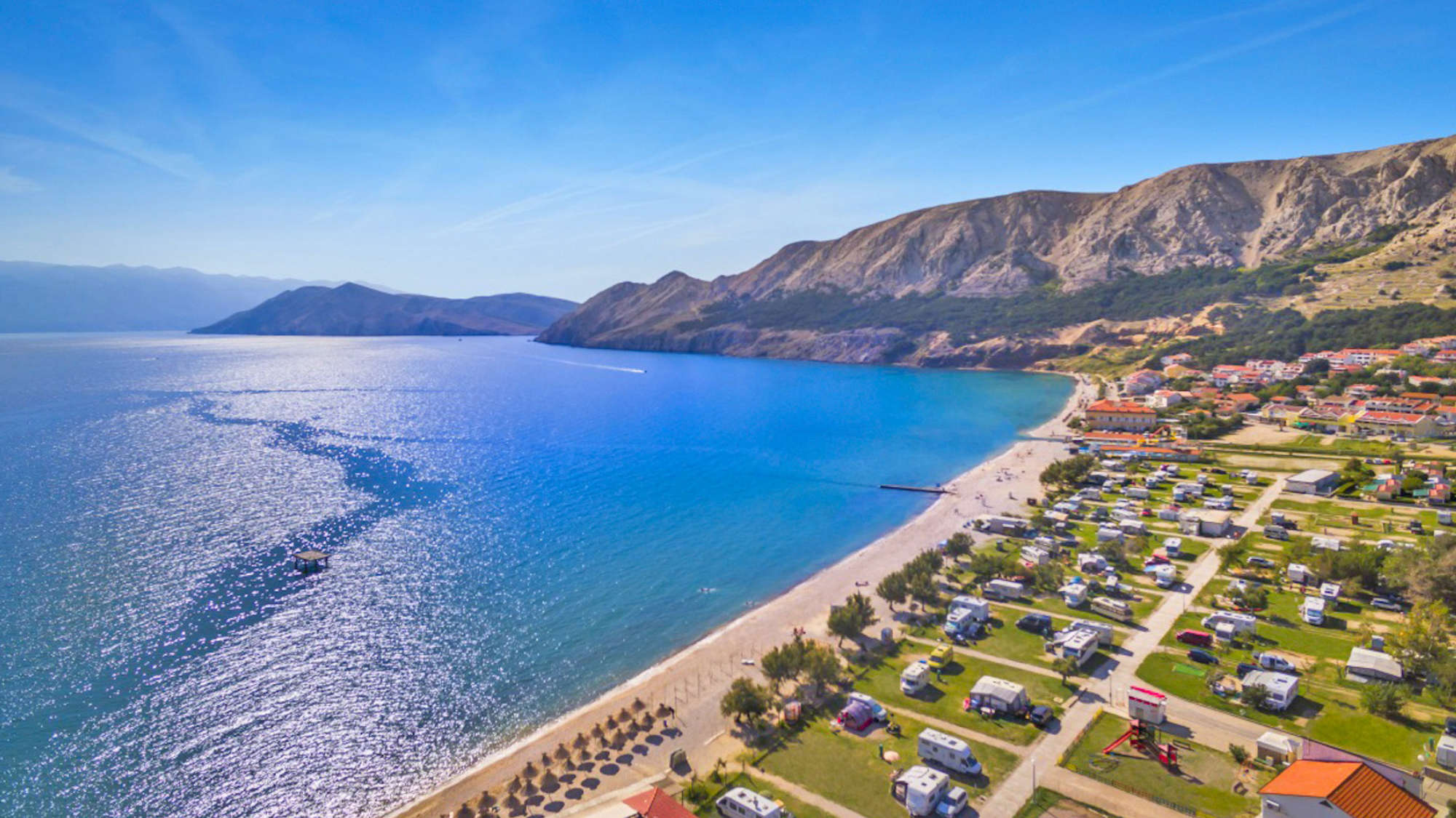 Kemping Baska Beach Camping Resort - Wyspa Krk - Chorwacja | Campingplus.pl