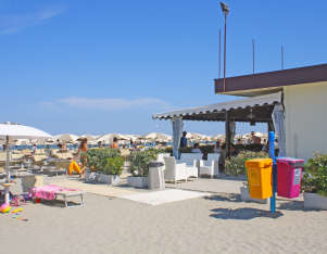 Plaża na campingu Marina
